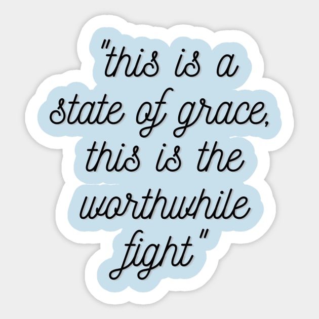 State of Grace Sticker by virtuallies